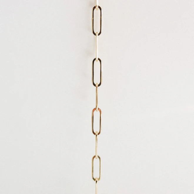 Pulsera Paperclip en oro amarillo